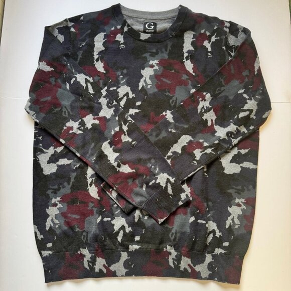 NWT Grafton Camo Sweater Lightweight Crewneck Long Sleeve Men's Sz L - Picture 8 of 12